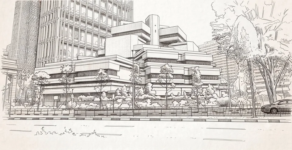 Illustration of the State Courts of Singapore