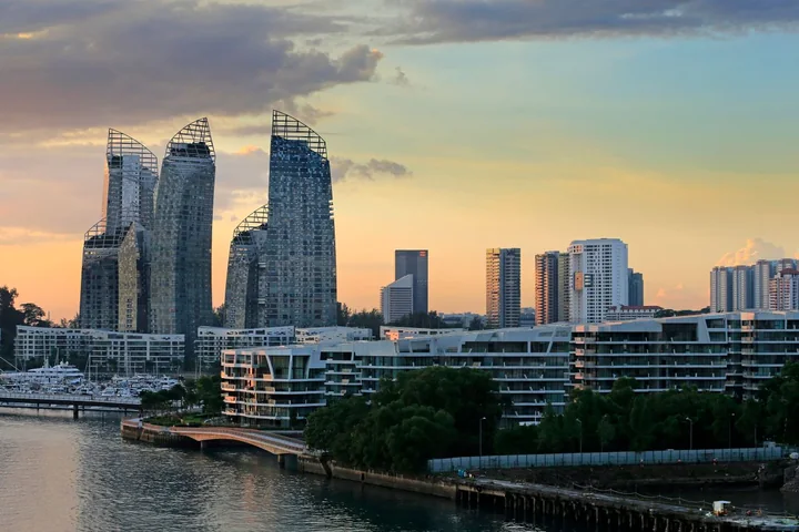 Singapore residential property skyline