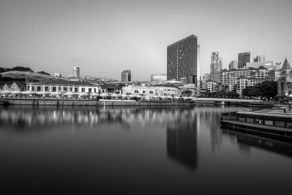 Singapore River and the city skyline