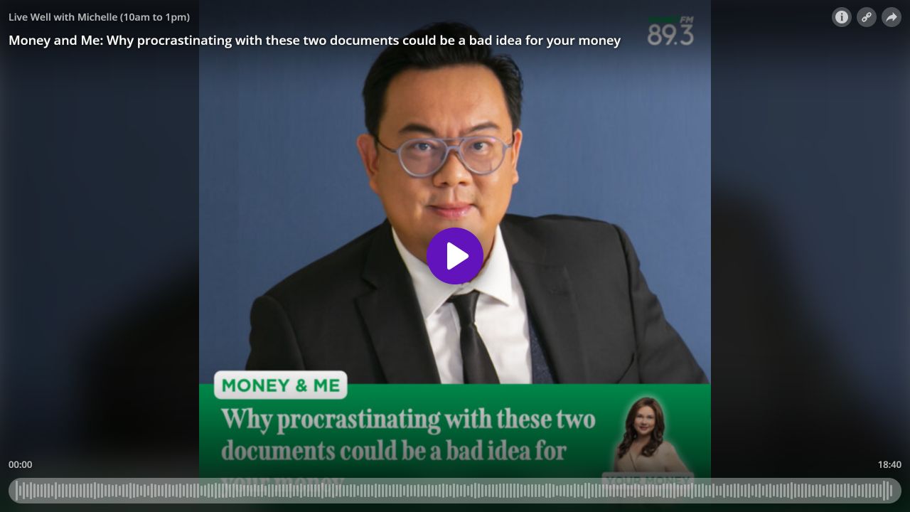 Money FM Money and Me interview screengrab featuring Justin Chan